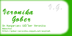 veronika gober business card